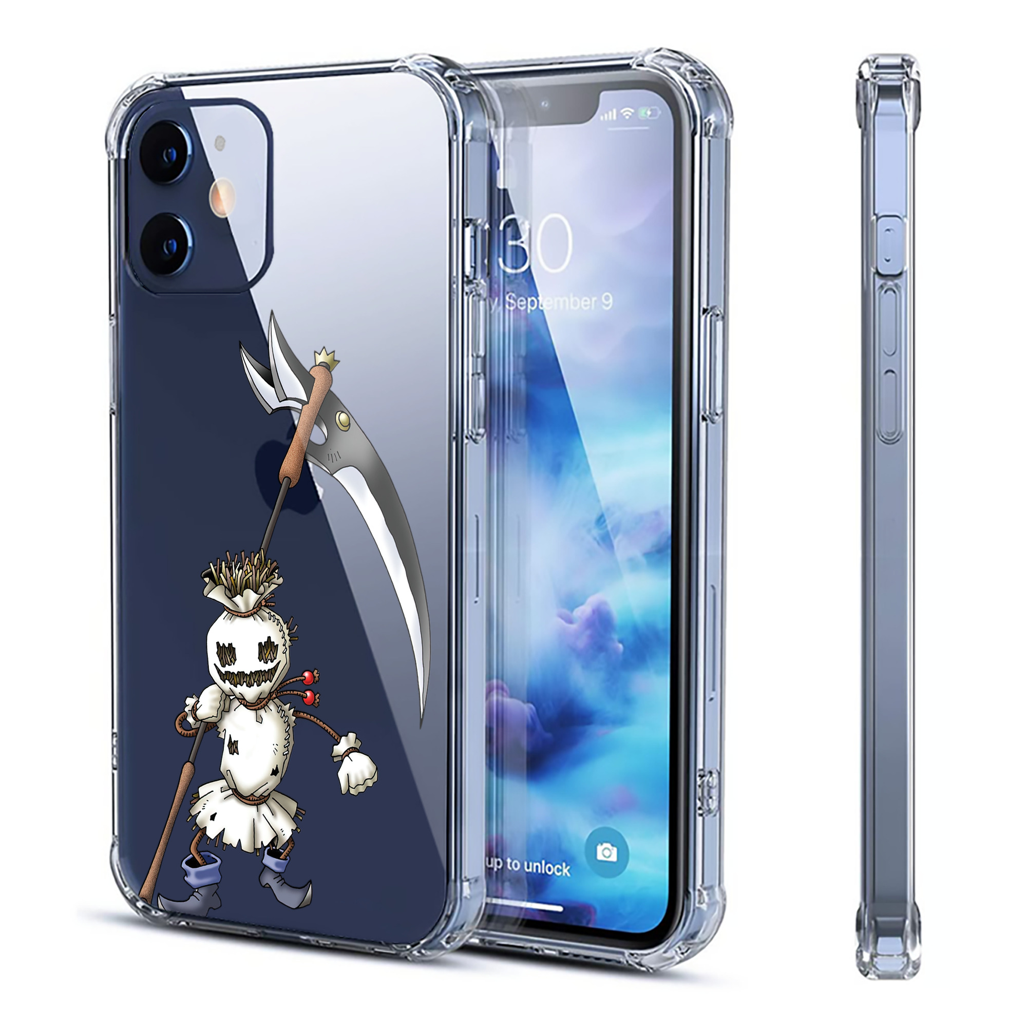 （画像用） ドラゴンクエスト Doragon Kuesuto Dragon Quest 【iPhone 12シリーズ対応】透明スマホケース（クリアソフトケース）
